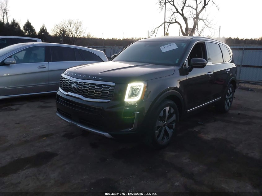 2021 Kia Telluride VIN 5XYP64HC3MG154415 IAAI salvage auction — FRONT END, Salvage (Oklahoma), sold $9,150 on 2026-07-08 (photo 2)