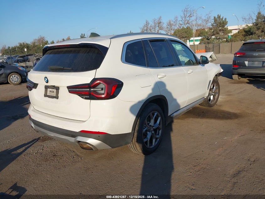 2022 BMW X3 VIN 5UX43DP0XN9L75482 IAAI salvage auction — FRONT END, Salvage Title, sold $5,550 on 2026-07-13 (photo 4)