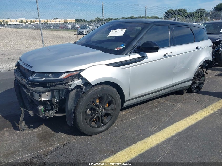 2020 Land rover Range rover evoque VIN SALZJ2FX2LH100426 IAAI salvage auction — FRONT & REAR, Rebuildable (Florida), sold $6,650 on 2026-09-10 (photo 2)