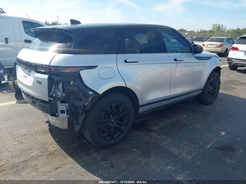 2020 Land rover Range rover evoque VIN SALZJ2FX2LH100426 IAAI salvage auction — FRONT & REAR, Rebuildable (Florida), sold $6,650 on 2026-09-10 (photo 4)