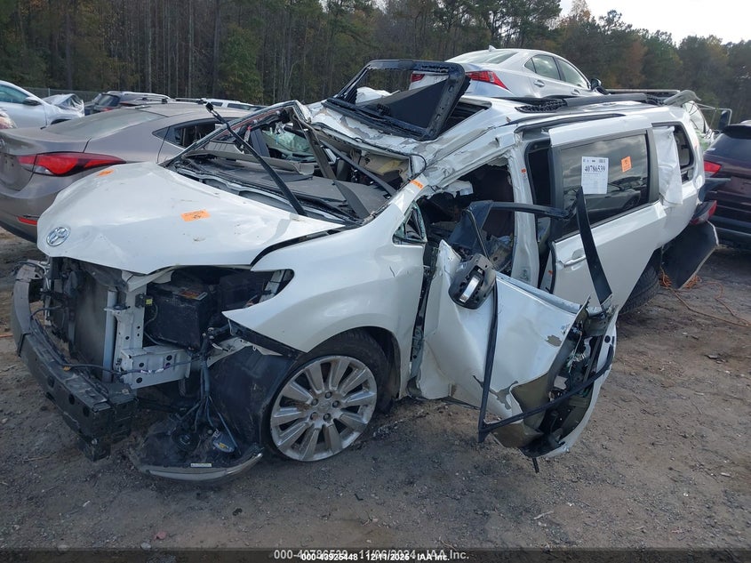 2015 Toyota Sienna VIN 5TDYK3DC1FS623619 IAAI salvage auction — BIO HAZARD, Salvage (North Carolina), sold $25 on 2026-07-29 (photo 2)