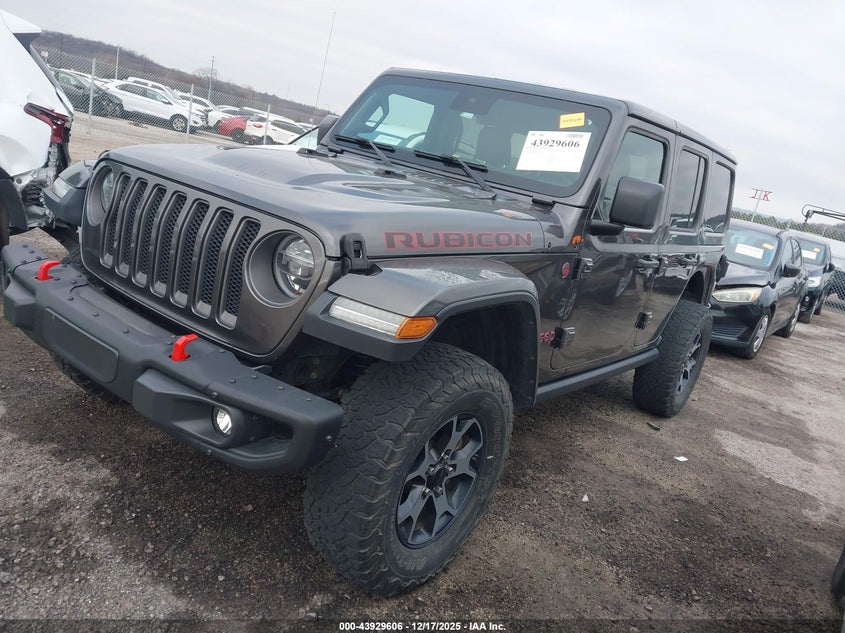 2019 Jeep Wrangler / VIN 1C4HJXFN1KW514385 IAAI salvage auction — REAR END, Clear (Oklahoma), sold $14,100 on 2026-07-31 (photo 2)