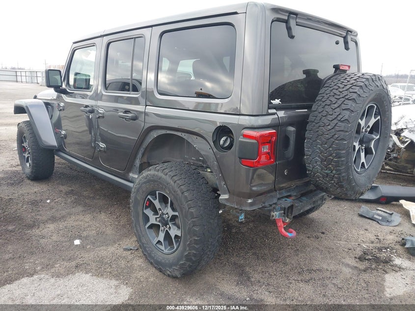 2019 Jeep Wrangler / VIN 1C4HJXFN1KW514385 IAAI salvage auction — REAR END, Clear (Oklahoma), sold $14,100 on 2026-07-31 (photo 3)