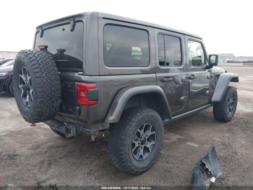 2019 Jeep Wrangler / VIN 1C4HJXFN1KW514385 IAAI salvage auction — REAR END, Clear (Oklahoma), sold $14,700 on 2026-07-31 (photo 4)