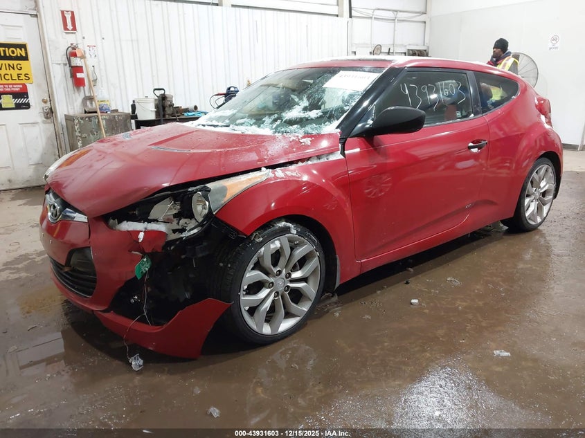 2012 Hyundai Veloster VIN KMHTC6AD7CU035717 IAAI salvage auction — LEFT FRONT, Salvage (Indiana), sold $1,150 on 2026-07-21 (photo 2)