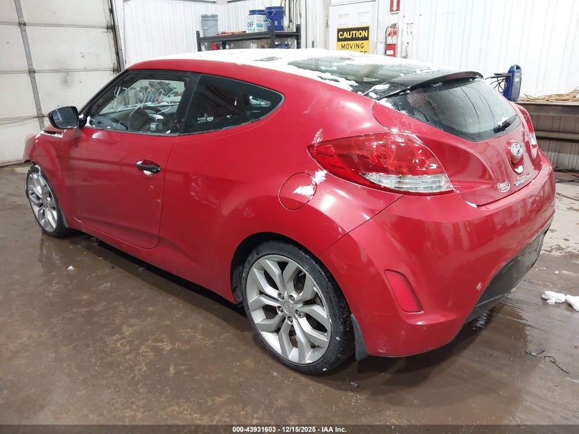 2012 Hyundai Veloster VIN KMHTC6AD7CU035717 IAAI salvage auction — LEFT FRONT, Salvage (Indiana), sold $1,150 on 2026-07-21 (photo 3)