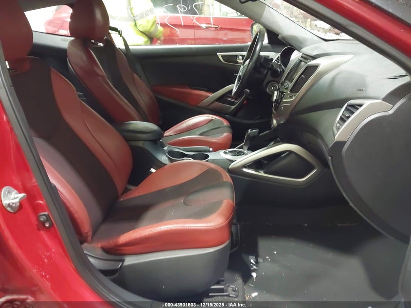 2012 Hyundai Veloster VIN KMHTC6AD7CU035717 IAAI salvage auction — LEFT FRONT, Salvage (Indiana), sold $1,150 on 2026-07-21 (photo 5)