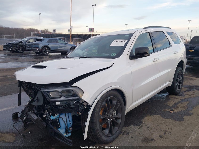 2026 Dodge Durango VIN 1C4RDJDG6TC152456 IAAI salvage auction — FRONT END, Salvage (New Jersey), sold $12,150 on 2026-07-27 (photo 2)
