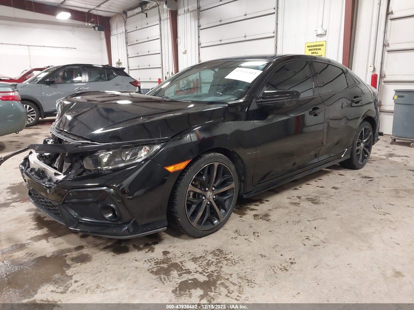 2021 Honda Civic VIN SHHFK7H43MU217326 IAAI salvage auction — FRONT END, Salvage (Iowa), sold $6,150 on 2026-07-07 (photo 2)