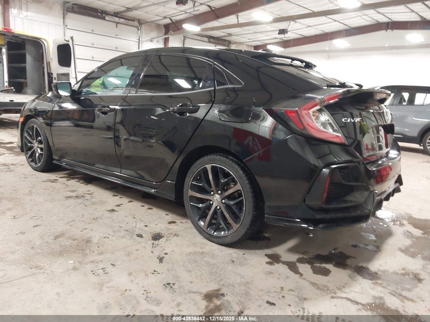 2021 Honda Civic VIN SHHFK7H43MU217326 IAAI salvage auction — FRONT END, Salvage (Iowa), sold $6,150 on 2026-07-07 (photo 3)