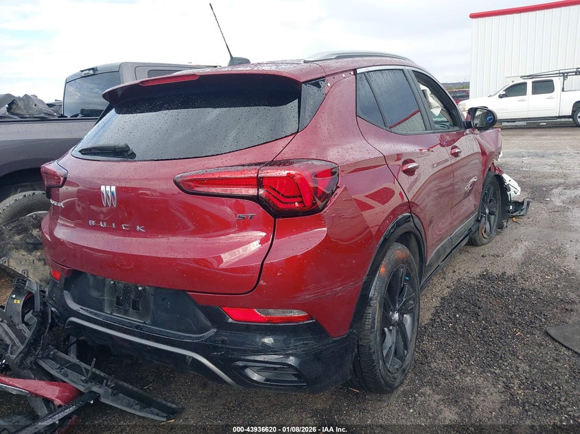 2024 Buick Encore gx VIN KL4AMDSL4RB200060 IAAI salvage auction — FRONT & REAR, Junk (Oklahoma), sold $1,000 on 2026-07-21 (photo 4)