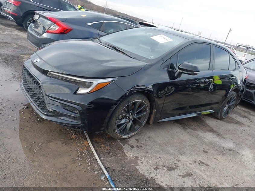 2025 Toyota Corolla VIN JTDBCMFE4S3092886 IAAI salvage auction — LEFT SIDE, Clear (Oklahoma), sold $9,300 on 2026-07-28 (photo 2)