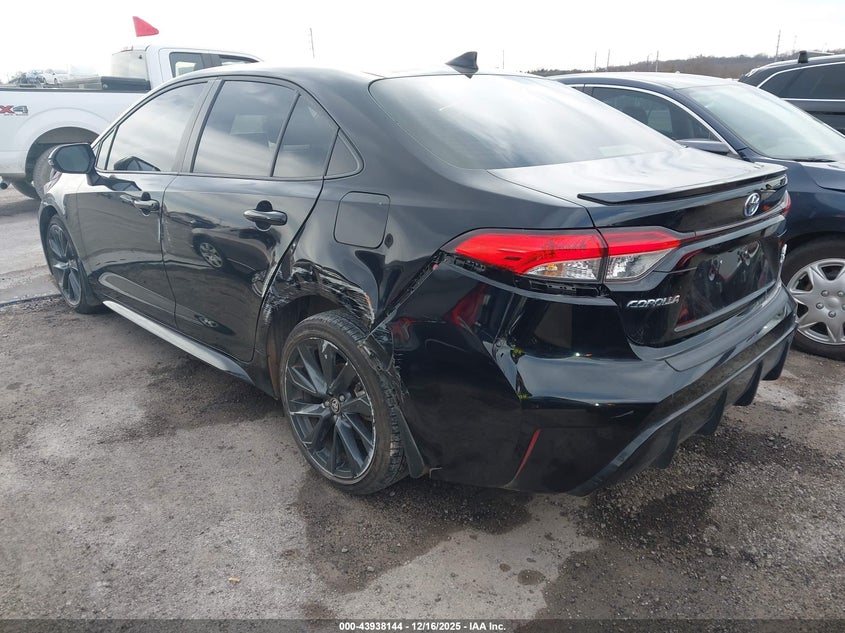 2025 Toyota Corolla VIN JTDBCMFE4S3092886 IAAI salvage auction — LEFT SIDE, Clear (Oklahoma), sold $9,300 on 2026-07-28 (photo 3)