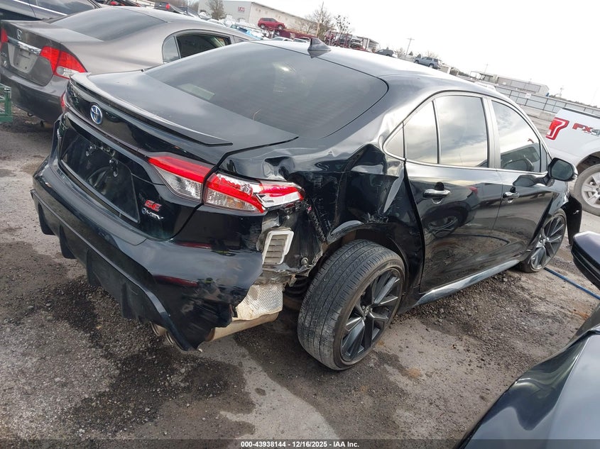 2025 Toyota Corolla VIN JTDBCMFE4S3092886 IAAI salvage auction — LEFT SIDE, Clear (Oklahoma), sold $9,300 on 2026-07-28 (photo 4)