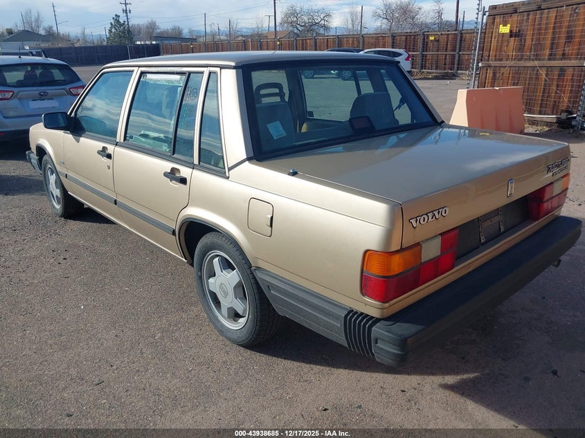 1987 Volvo 740 VIN YV1FX8745H1136699 IAAI salvage auction — MECHANICAL, Bill Of Sale (Colorado), sold $375 on 2026-07-28 (photo 3)