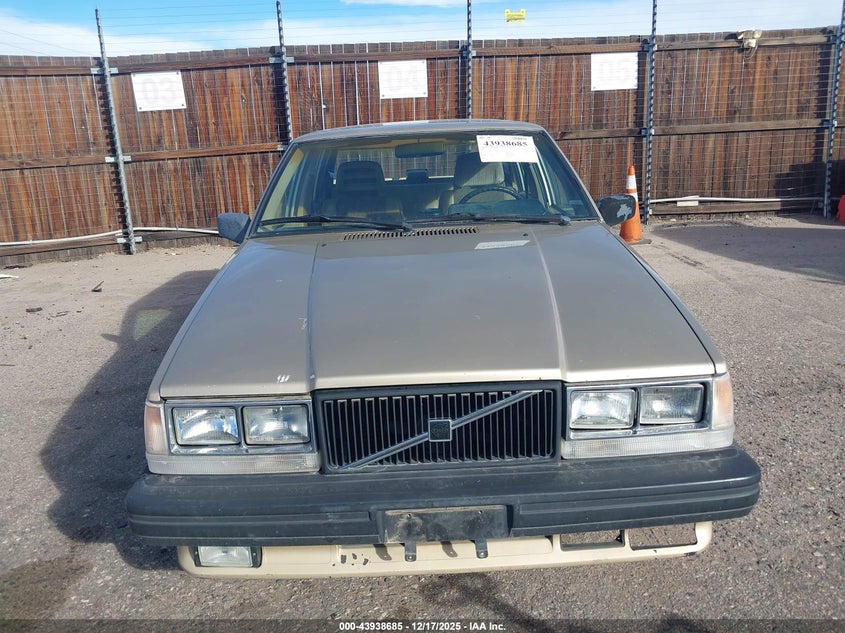 1987 Volvo 740 VIN YV1FX8745H1136699 IAAI salvage auction — MECHANICAL, Bill Of Sale (Colorado), sold $375 on 2026-07-28 (photo 6)