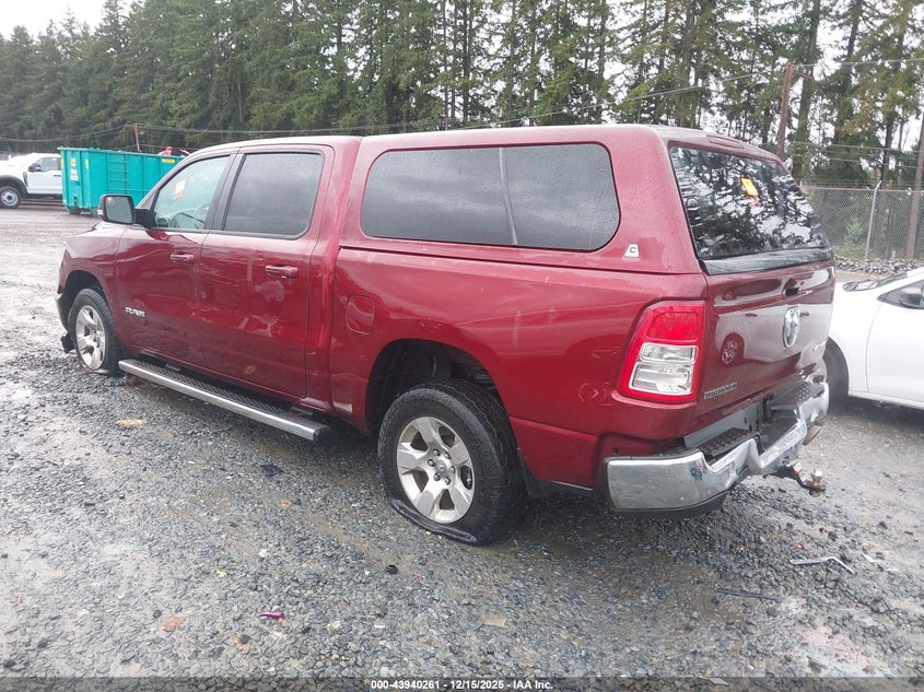 2021 Ram 1500 VIN 1C6SRFFT6MN588523 IAAI salvage auction — FRONT END, Salvage Title, sold $6,400 on 2026-07-30 (photo 3)
