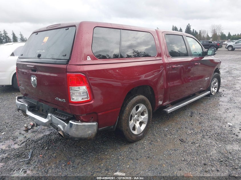 2021 Ram 1500 VIN 1C6SRFFT6MN588523 IAAI salvage auction — FRONT END, Salvage Title, sold $6,400 on 2026-07-30 (photo 4)