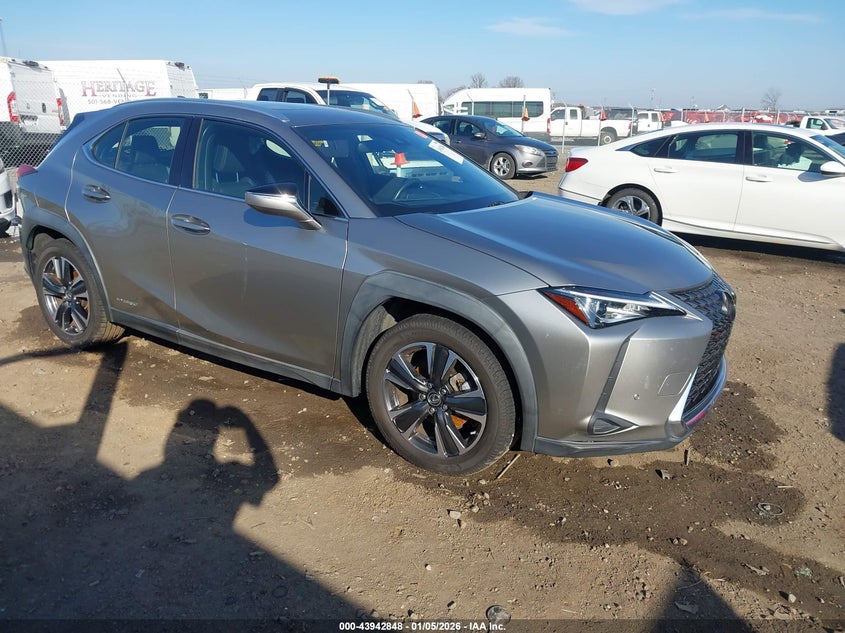 2020 Lexus Ux 250h VIN JTHX9JBH7L2033971 IAAI salvage auction — LEFT SIDE, Other, sold $9,500 on 2026-08-03 (photo 1)