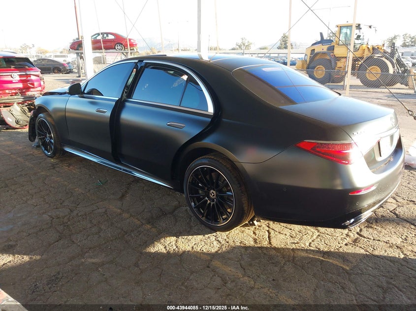 2022 Mercedes-benz S-klasse VIN W1K6G7GB0NA133581 IAAI salvage auction — RIGHT FRONT, Salvage (California), sold $34,025 on 2026-07-07 (photo 3)