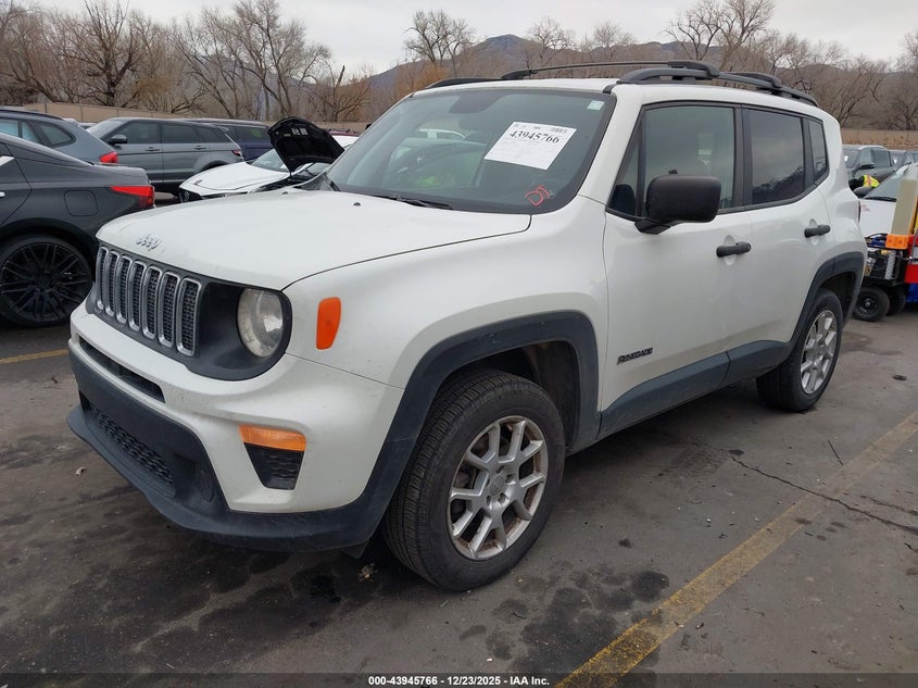2019 Jeep Renegade VIN ZACNJBAB3KPK55136 IAAI salvage auction — REAR END, Salvage (Nevada), sold $2,800 on 2026-07-09 (photo 2)