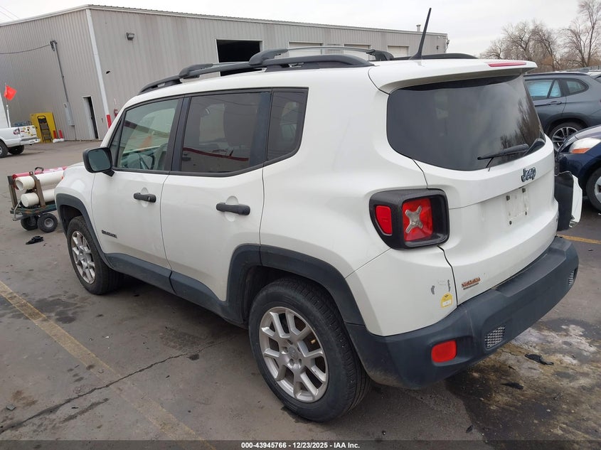 2019 Jeep Renegade VIN ZACNJBAB3KPK55136 IAAI salvage auction — REAR END, Salvage (Nevada), sold $2,800 on 2026-07-09 (photo 3)