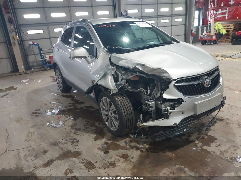 2020 Buick Encore VIN KL4CJASB3LB026187 IAAI salvage auction — FRONT END, Salvage (Indiana), sold $725 on 2026-07-31 (photo 1)