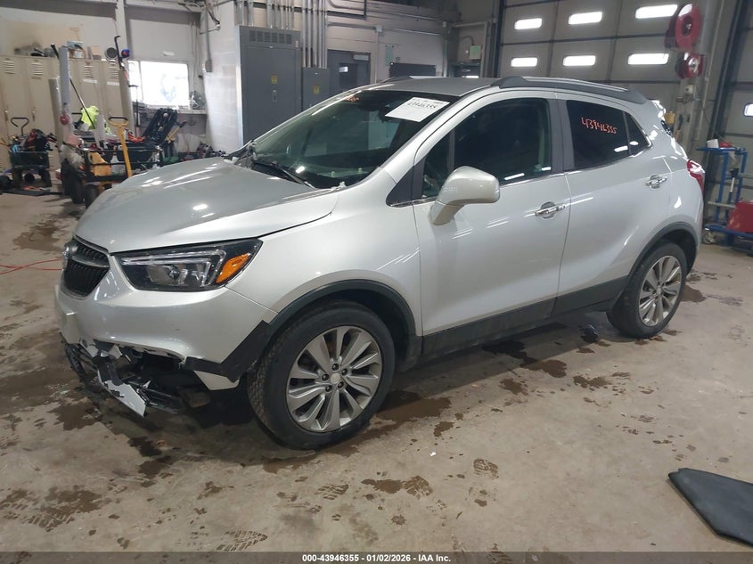 2020 Buick Encore VIN KL4CJASB3LB026187 IAAI salvage auction — FRONT END, Salvage (Indiana), sold $725 on 2026-07-31 (photo 2)