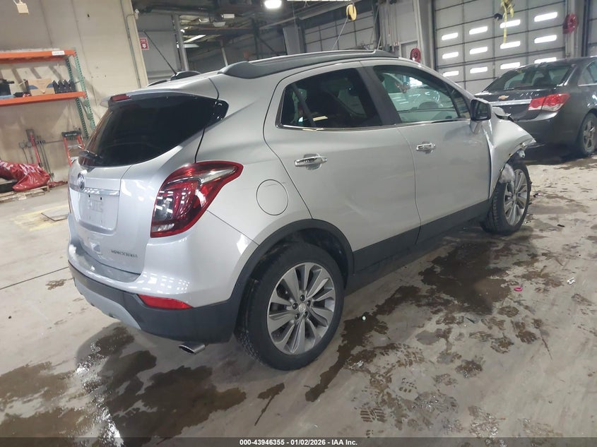 2020 Buick Encore VIN KL4CJASB3LB026187 IAAI salvage auction — FRONT END, Salvage (Indiana), sold $725 on 2026-07-31 (photo 4)