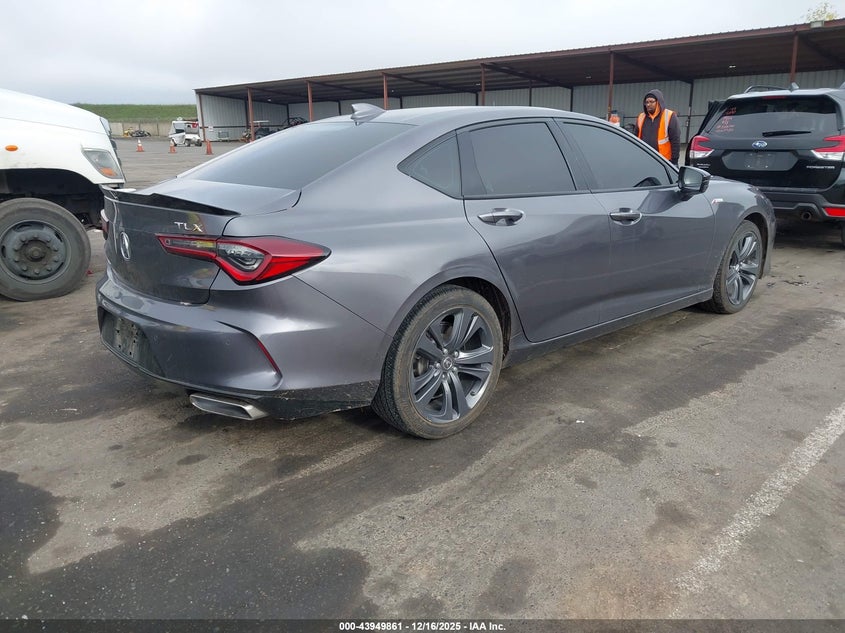 2021 Acura Tlx VIN 19UUB5F51MA015216 IAAI salvage auction — THEFT, Mv-907A (New York), sold $14,200 on 2026-07-22 (photo 4)