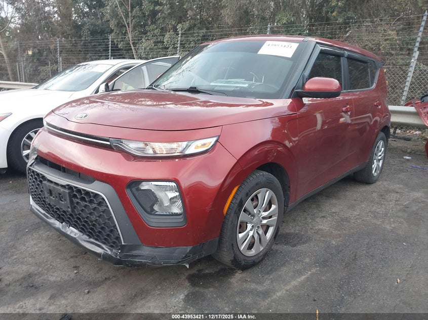 2020 Kia Soul VIN KNDJ23AU5L7107011 IAAI salvage auction — REAR END, Unregisterable Title (Parts Only Title) (North Carolina), sold $1,250 on 2026-07-16 (photo 2)