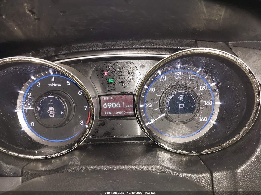 2013 Hyundai Sonata VIN 5NPEB4AC0DH678286 IAAI salvage auction — Side, Salvage (Pennsylvania), sold $450 on 2025-12-31 (photo 7)