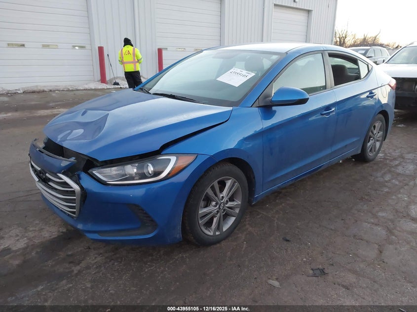 2017 Hyundai Elantra VIN KMHD84LF9HU208993 IAAI salvage auction — THEFT, Salvage (Illinois), sold $25 on 2026-07-28 (photo 2)