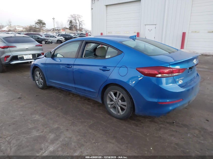 2017 Hyundai Elantra VIN KMHD84LF9HU208993 IAAI salvage auction — THEFT, Salvage (Illinois), sold $25 on 2026-07-28 (photo 3)