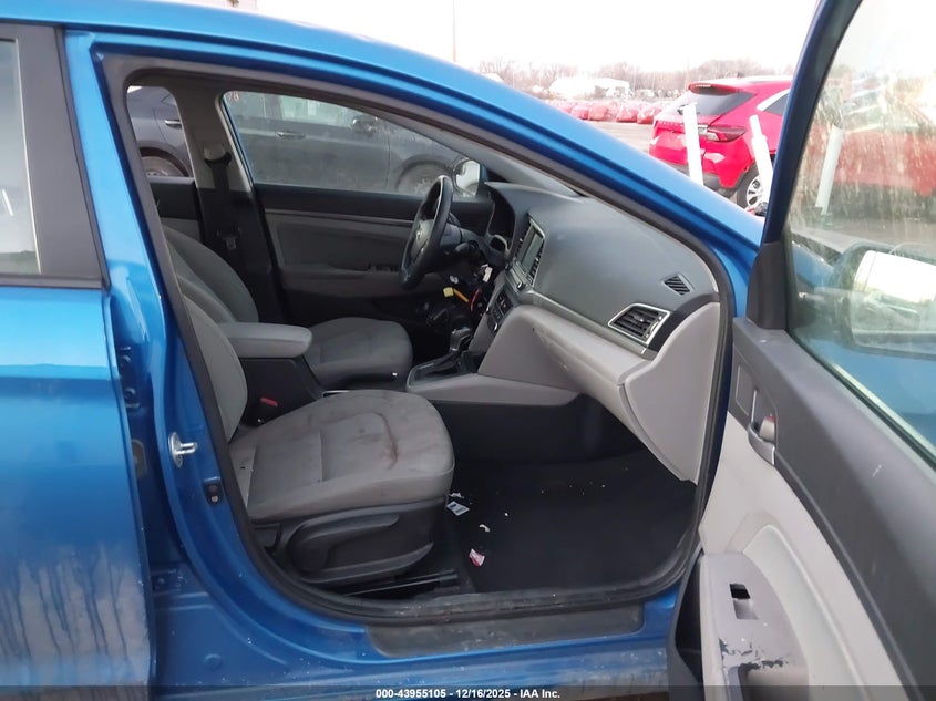 2017 Hyundai Elantra VIN KMHD84LF9HU208993 IAAI salvage auction — THEFT, Salvage (Illinois), sold $25 on 2026-07-28 (photo 5)