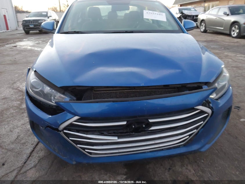 2017 Hyundai Elantra VIN KMHD84LF9HU208993 IAAI salvage auction — THEFT, Salvage (Illinois), sold $25 on 2026-07-28 (photo 6)