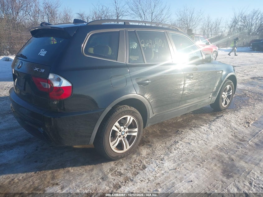 2006 BMW X3 VIN WBXPA93466WG91397 IAAI salvage auction — FRONT END, Clear (Wisconsin), sold $375 on 2026-07-07 (photo 4)