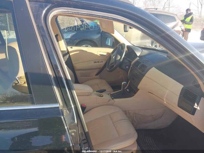 2006 BMW X3 VIN WBXPA93466WG91397 IAAI salvage auction — FRONT END, Clear (Wisconsin), sold $375 on 2026-07-07 (photo 5)