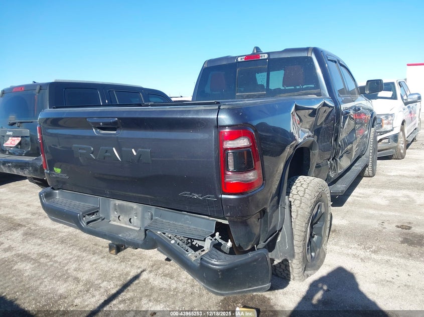 2019 Ram 1500 VIN 1C6RRFEG2KN841613 IAAI salvage auction — LEFT SIDE, Clear (Oklahoma), sold $25 on 2026-07-29 (photo 4)