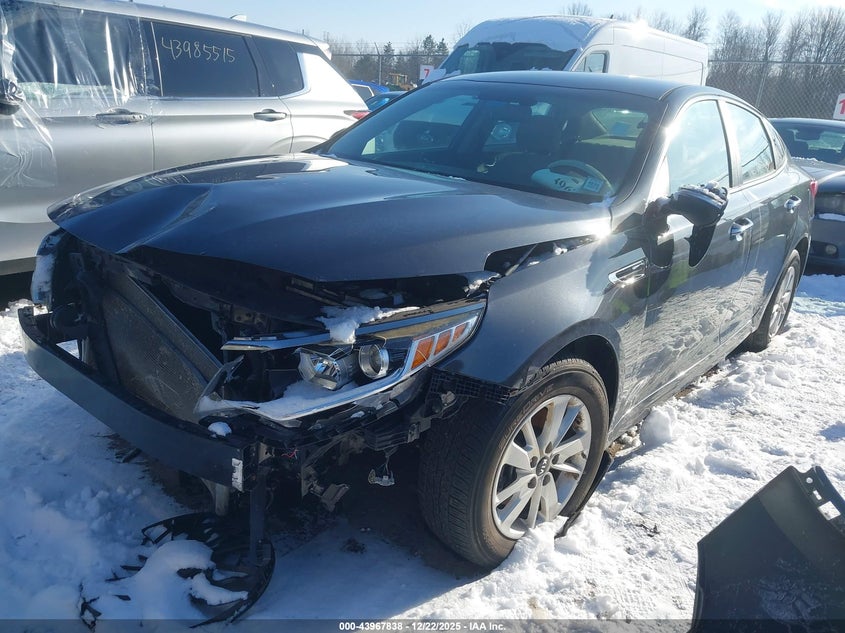 2017 Kia Optima VIN 5XXGT4L36HG136355 IAAI salvage auction — FRONT END, Mv-907A (New York), sold $750 on 2026-07-09 (photo 2)