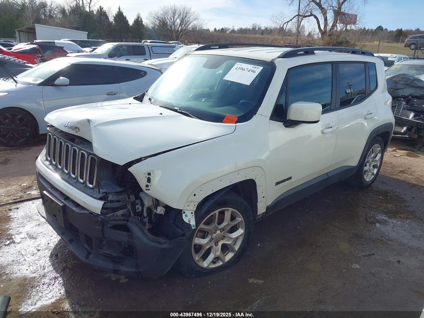 2018 Jeep Renegade VIN ZACCJABB7JPH05050 IAAI salvage auction — LEFT FRONT, Clear (Oklahoma), sold $650 on 2026-08-05 (photo 2)
