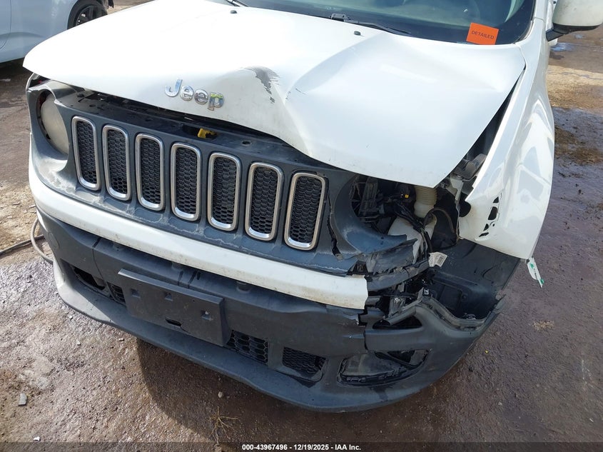 2018 Jeep Renegade VIN ZACCJABB7JPH05050 IAAI salvage auction — LEFT FRONT, Clear (Oklahoma), sold $650 on 2026-08-05 (photo 6)