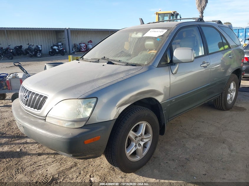 2001 Lexus Rx 300 VIN JTJHF10UX10188146 IAAI salvage auction — LEFT FRONT, Salvage (California), sold $100 on 2026-07-22 (photo 2)