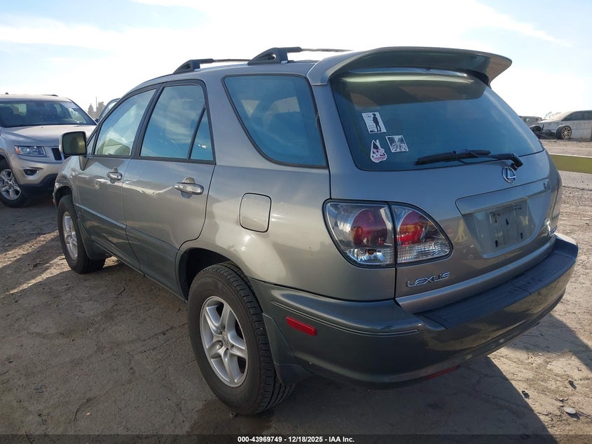 2001 Lexus Rx 300 VIN JTJHF10UX10188146 IAAI salvage auction — LEFT FRONT, Salvage (California), sold $100 on 2026-07-22 (photo 3)