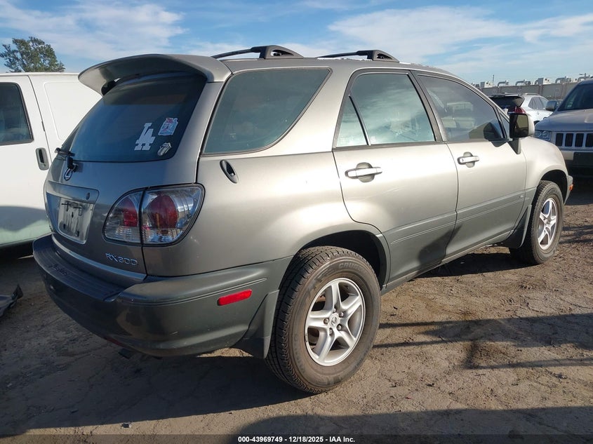 2001 Lexus Rx 300 VIN JTJHF10UX10188146 IAAI salvage auction — LEFT FRONT, Salvage (California), sold $100 on 2026-07-22 (photo 4)