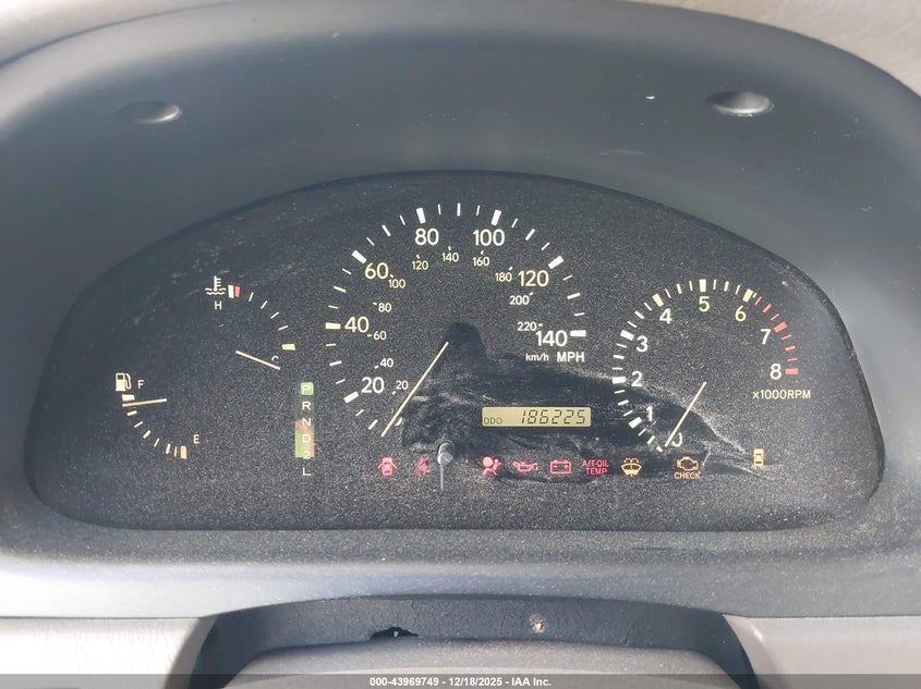 2001 Lexus Rx 300 VIN JTJHF10UX10188146 IAAI salvage auction — LEFT FRONT, Salvage (California), sold $100 on 2026-07-22 (photo 7)