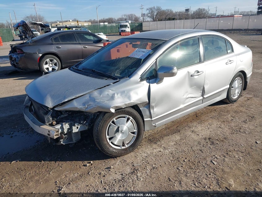 2010 Honda Civic VIN JHMFA3F20AS002899 IAAI salvage auction — LEFT FRONT, Salvage (Kansas), sold $25 on 2026-07-10 (photo 2)