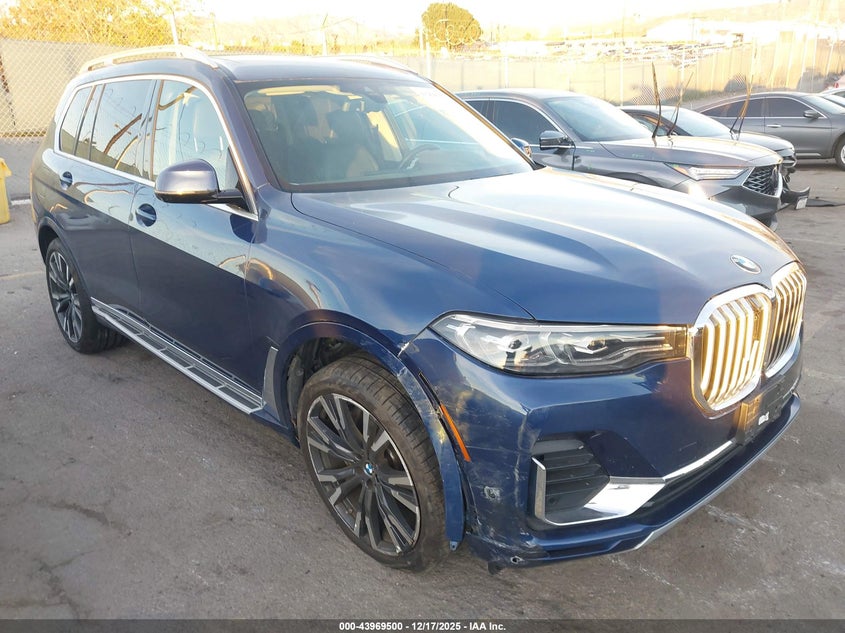2020 BMW X7 VIN 5UXCW2C07L9A03689 IAAI salvage auction — RIGHT FRONT, Other, sold $17,700 on 2026-07-29 (photo 1)