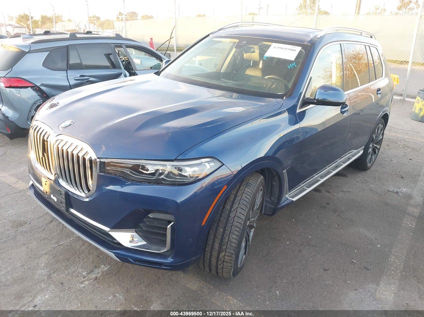 2020 BMW X7 VIN 5UXCW2C07L9A03689 IAAI salvage auction — RIGHT FRONT, Other, sold $17,700 on 2026-07-29 (photo 2)
