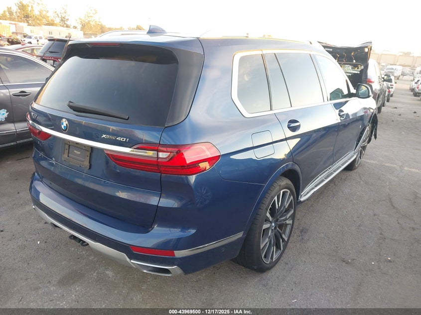 2020 BMW X7 VIN 5UXCW2C07L9A03689 IAAI salvage auction — RIGHT FRONT, Other, sold $17,700 on 2026-07-29 (photo 4)